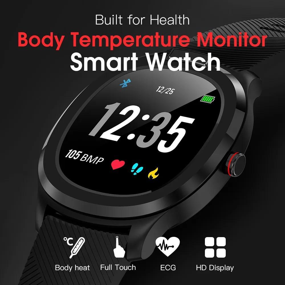 Microwear 2025 Smart Watch with Blood Pressure & Body Temperature